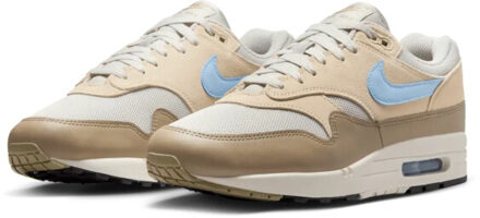Nike Air max 1 essential light bone/psychic blue - maat 48,5 Wit
