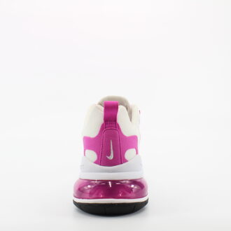 Nike Air Max 270 React Wit Textiel Vrouwentrainers CJ0619 100 - maat EU 36.5 / UK 3.5