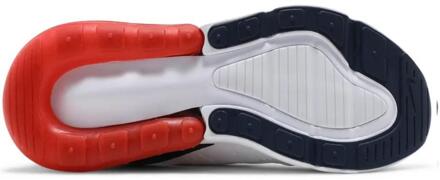 Nike Air Max 270-trainers, Wit/Chile Red-Midnight Navy - EU 44.5 / UK 10