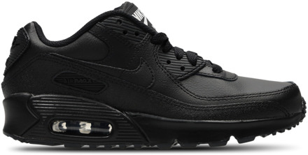 Nike Air Max 90 Kindersneakers - Zwart - Maat 38.5 - Leer Black