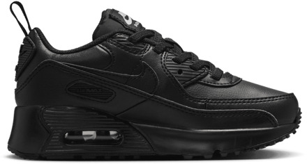 Nike Air Max 90 Peuterschoenen - Zwart - Maat 28 - Leer Black