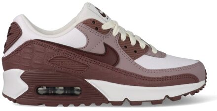 Nike Air Max 90 QS Burgundy Crush Croc Skin IM3110-500 Wit / Paars maat