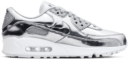 Nike Air Max 90 Sneakers Dames - Grijs - Maat 42.5 - Leer, Textil Grey