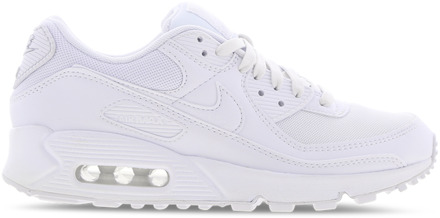Nike Air Max 90 Sneakers Dames - Wit - Maat 38.5 - Leer, Textil White