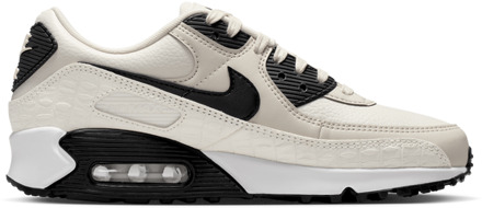 Nike Air Max 90 Sneakers Dames - Wit - Maat 44.5 - Leer, Textil White