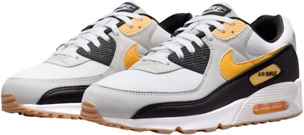 Nike Air Max 90 Sneakers Heren grijs - wit - zwart - geel - 44 1/2