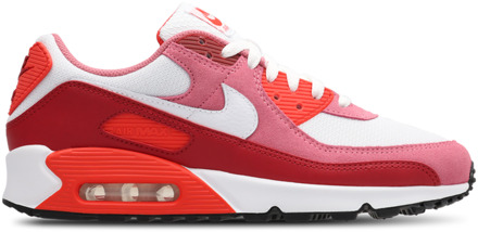 Nike Air Max 90 Sneakers Heren - Rood - Maat 47.5 - Mesh/Synthetisch Red