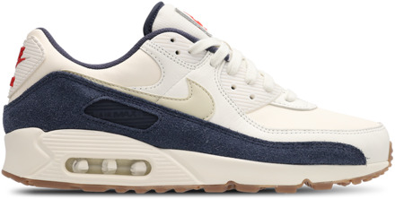 Nike Air Max 90 Sneakers Heren - Wit - Maat 40.5 - Mesh/Synthetisch White