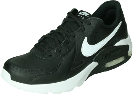 nike air max excee leather sneakers zwart/wit heren - 43