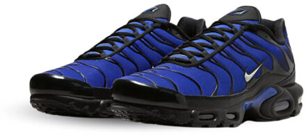 Nike Air max plus premium black racer blue Blauw - 46