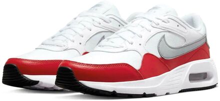 Nike Air Max SC Sneakers Heren wit - grijs - rood - 44 1/2