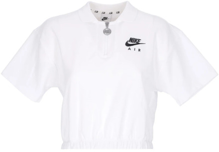 Nike Air Pique Polo voor dames Nike , White , Dames - L,M
