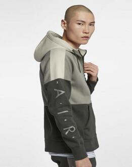 Nike Air Trainingspak met rits voor heren Olijfgroen - L
