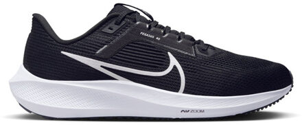 Nike air zoom pegasus 40 hardloopschoenen zwart/wit heren heren - 41