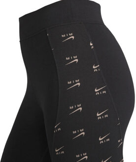 Nike Air zwarte legging met volledig logo