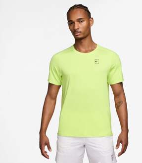 Nike Alcaraz Court Dri-FIT Advantage T-shirt Heren-citroengeel - XS,S,M,L,XL,XXL