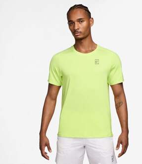 Nike Alcaraz Court Dri-FIT Advantage T-shirt Heren-citroengeel - XXL