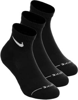 Nike Ankle Tennissokken Verpakking 3 stuks Unisex zwart - 34.5-37.5