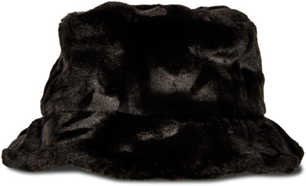 Nike Apex Bucket Winter mutzen Unisex - Zwart - Maat 38 - 42 - Wol Black