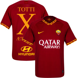 Nike AS Roma Shirt Thuis 2019-2020 + Totti X Aeterno - M