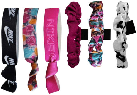Nike Assorti designs haarbandjes (set van 6) Veelkleurig - One size