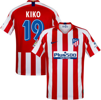 Nike Atletico Madrid Shirt Thuis 2019-2020 + Kiko 19 (Retro Fan Style Printing) - XL