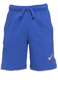 Nike B NSW SOS SHORT FT Sportshort Jongens 128 Donkerblauw