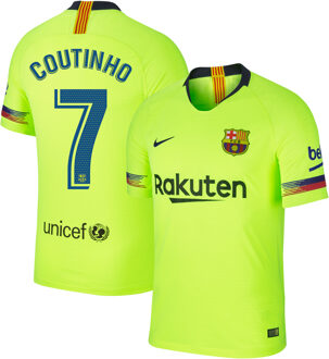 Nike Barcelona Authentic Vapor MAtch Shirt Uit 2018-2019 + Coutinho 7 - XXL
