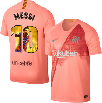 Nike Barcelona Shirt Thuis 2018-2019 + Messi 10 (Gallery Style) - 128-140