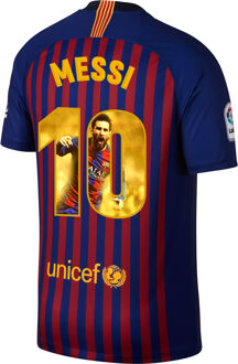 Nike Barcelona Shirt Thuis 2018-2019 + Messi 10 (Gallery Style) - XXL