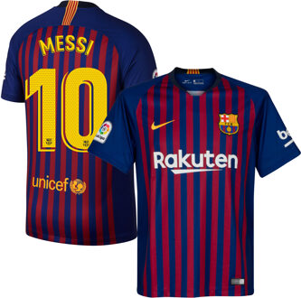 Nike Barcelona Shirt Thuis 2018-2019 + Messi 10 - XXL