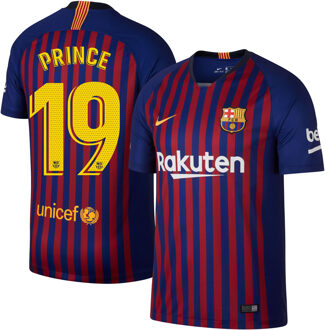 Nike Barcelona Shirt Thuis 2018-2019 + Prince 19
