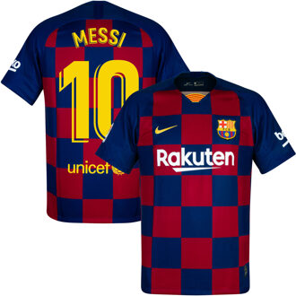 Nike Barcelona Shirt Thuis 2019-2020 + Messi 10 (Fan Style) - Kinderen - 158-170