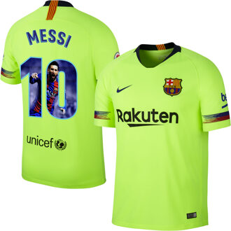 Nike Barcelona Shirt Uit 2018-2019 + Messi 10 (Gallery Style) - S