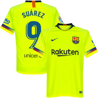 Nike Barcelona Shirt Uit 2018-2019 + Suarez 9 - S