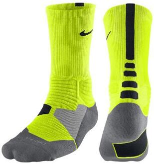 Nike Basketbal Sokken Hyperelite Geel Fluo groen / groen / fluo geel - XL