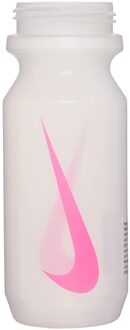 Nike Big Mouth 2.0 Brede Mond 650ml Waterfles (Doorzichtig/Roze) Roze en wit - One Size