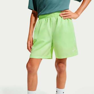 Nike Big Shorts Jongens-limoen, wit - XS,S,M,L,XL