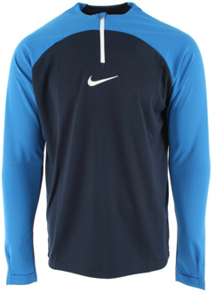 Nike Blauwe Polyester Sweatshirt voor Heren Nike , Blue , Heren - 2Xl,L,M,S