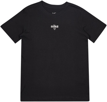 Nike Blur T-shirts Kinder - Zwart - Maat 128 - 137 CM - Katoen Jersey Black