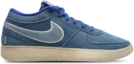 Nike Book 1 Sneakers Heren - Zwart - Maat 41 - Mesh/Synthetisch Black