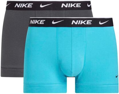 Nike Boxershorts voor heren (Set van 2) (Grijs/Blauw) - XL