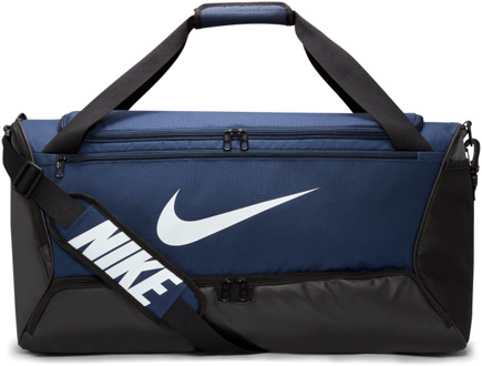 Nike Brasilia 9.5 Duffel Tassen Unisex - Blauw - One Size - Poly (Polyester) Blue
