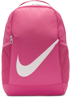 Nike Brasilia Backpack Tassen Unisex - Rood - One Size - Poly (Polyester) Red