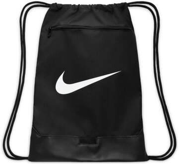 Nike Brasilia Gymsack 9.5 zwart - wit - 1 SIZE