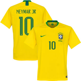 Nike Brazilië Shirt Thuis 2018-2019 + Neymar JR 10 - M