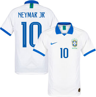 Nike Brazilië Vapor Match Voetbalshirt Uit 2019-2021 + Neymar Jr 10 (Fan Style) - S