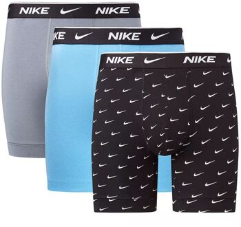 Nike Brief Boxershorts Onderbroek - Mannen - zwart - blauw - grijs