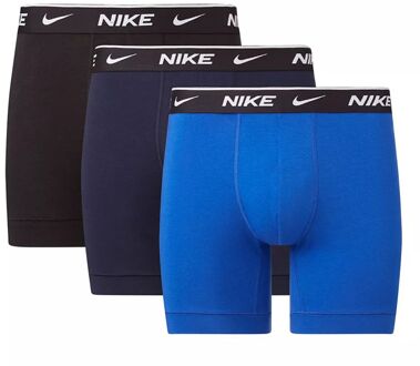 Nike Brief Boxershorts Onderbroek - Mannen - zwart - navy - blauw - wit