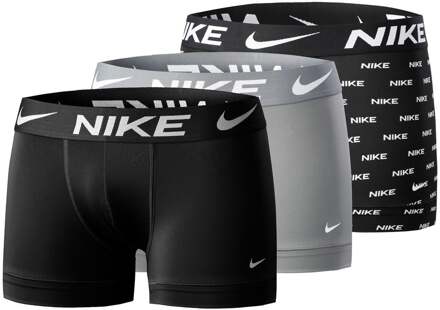 Nike briefs boxers 3-pack grijs/zwart heren heren - M